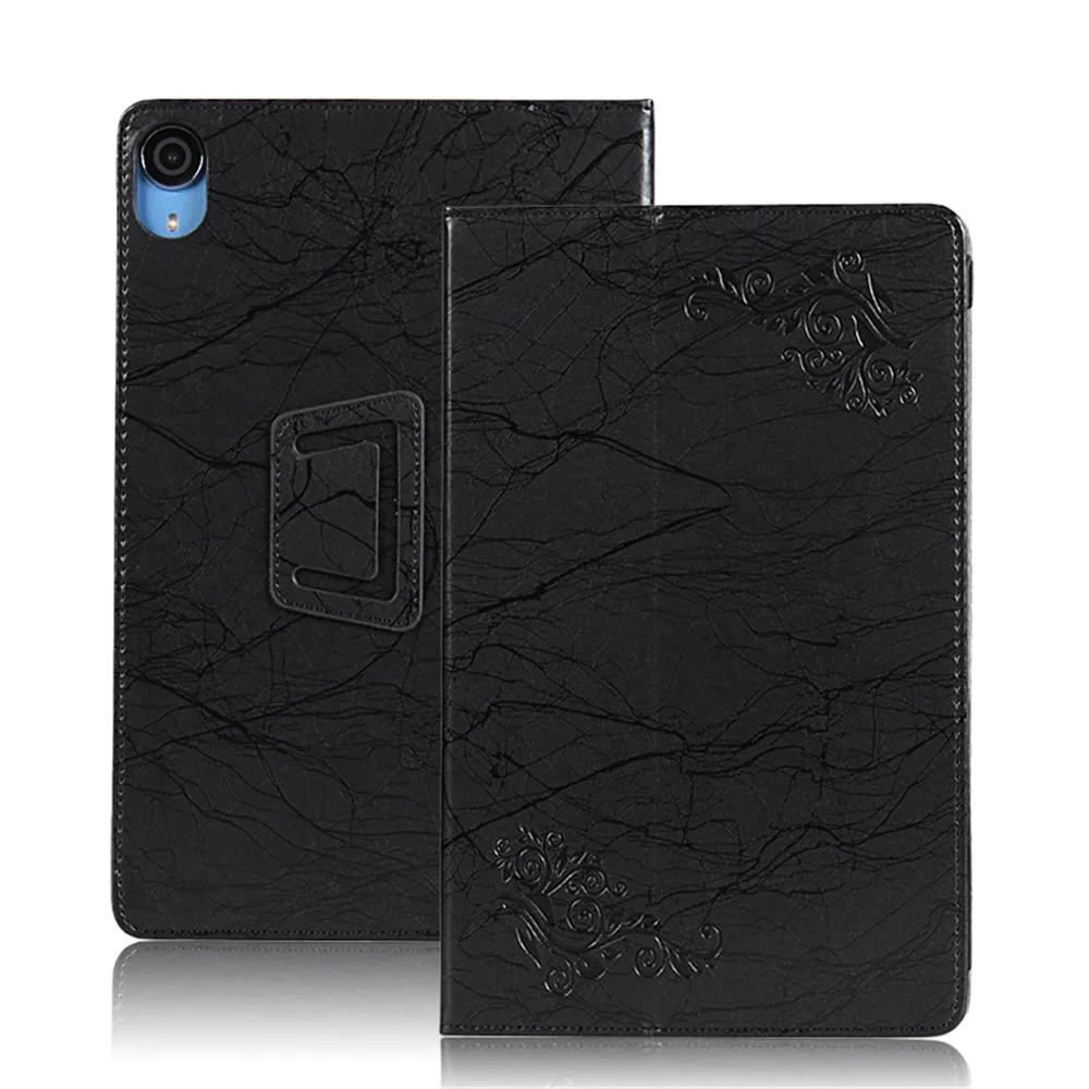 Embossed Flip PU Leather Cover for DEXP Ursus P11 4G Handheld Case 10.1