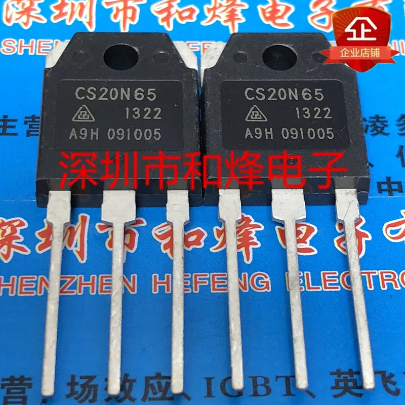 Free shipping    CS20N65  TO-3P 650V 20A       20PCS