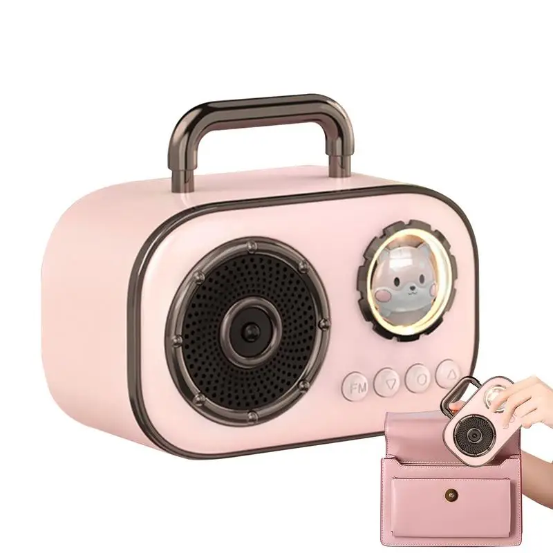 Retro Radio Wireless Speaker Portable Cute Old Fashion Style Wireless Speaker Wireless Stereo Retro Speakers With Strong Bass