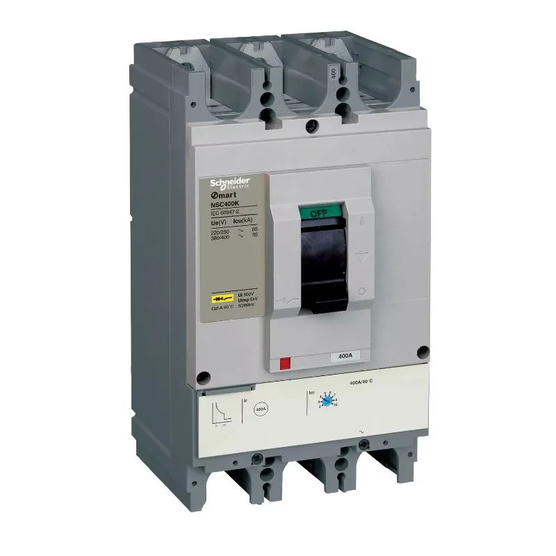 

Osmart Series NSC400K 35kA 400A 3P3T Moulded Case Circuit Breaker Miniature for OEM Customers 15~630A