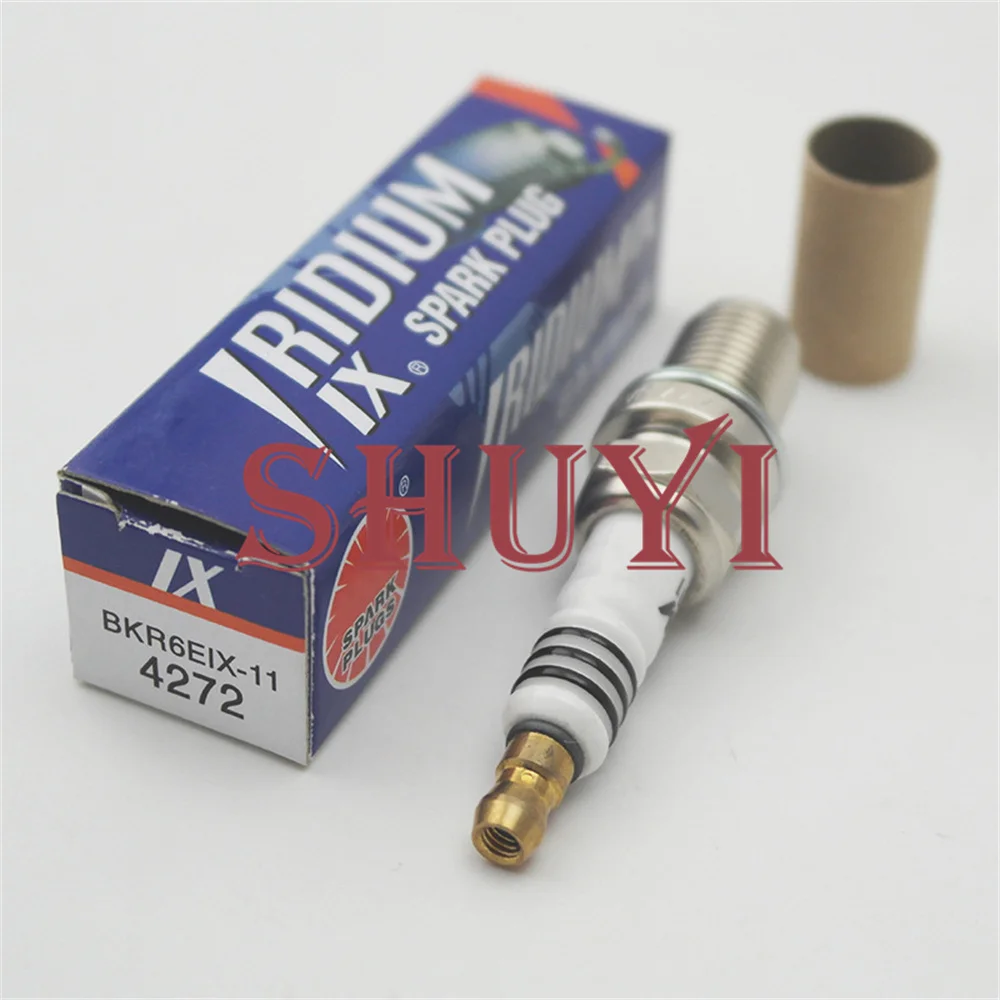 Original Laser Ignition Spark Plugs OEM BKR6EIX11 2272 3764  BKR6EIX-11 BKR6EIX 11 for YYAMAHA VVOLVO AACURA AAUDI CCHEVROLET