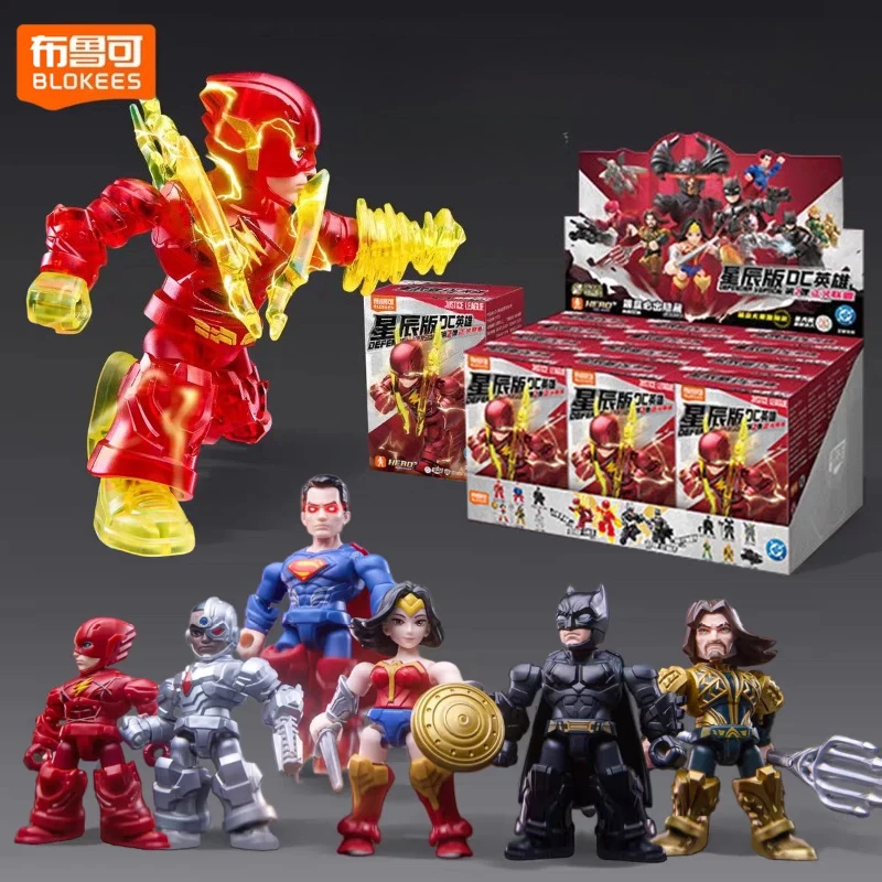 

Оригинальные фигурки Blokees DC Defender Version 02 - Серия Justice League, коллекционные игрушки-сюрпризы (Бэтмен, Супермен), аниме-атрибутика, подарок для мальчиков