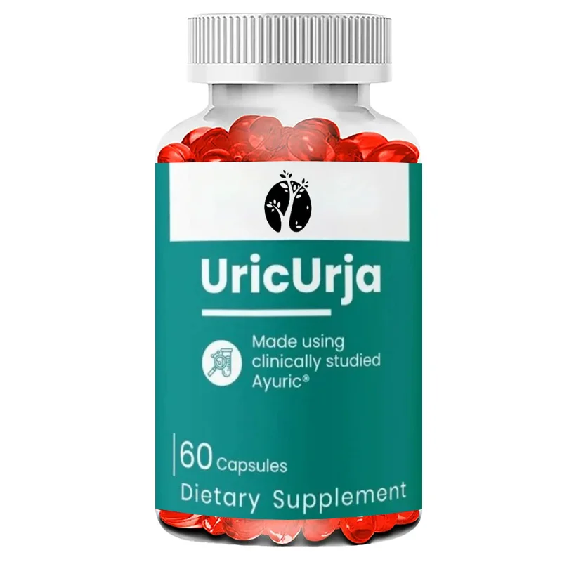 Ayurvedic Herbal Capsules Uric Acid Support Supplement -60 Capsules