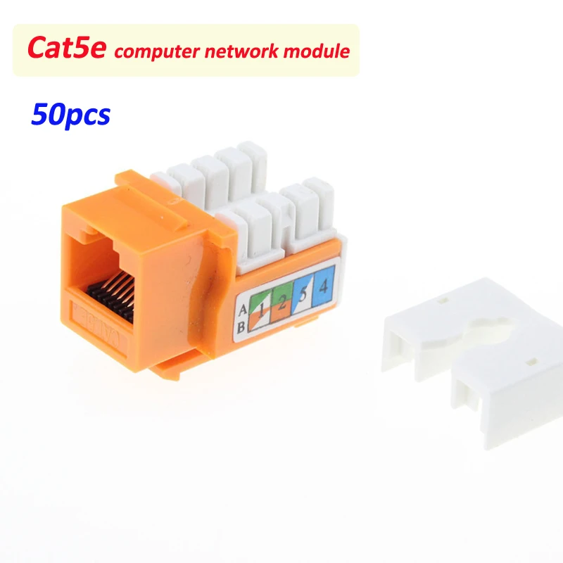 CAT5e computer network module, network cable Information Module, high quality, 50PCs Customized