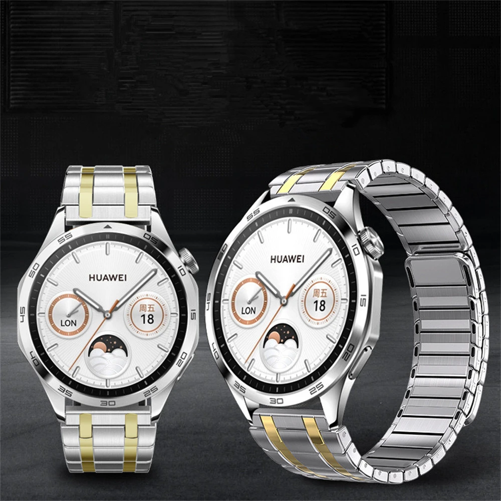 Stainless steel strap for Huawei Watch 4Pro GT3 GT4 Pro magnetic chain wristband