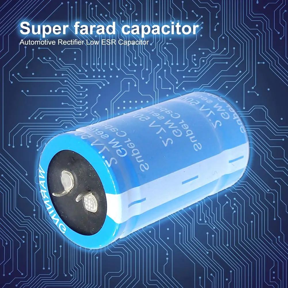 Kondensator Super Farad 2,7 V 500 F 60x35 mm Prostownik samochodowy Kondensator o niskim ESR