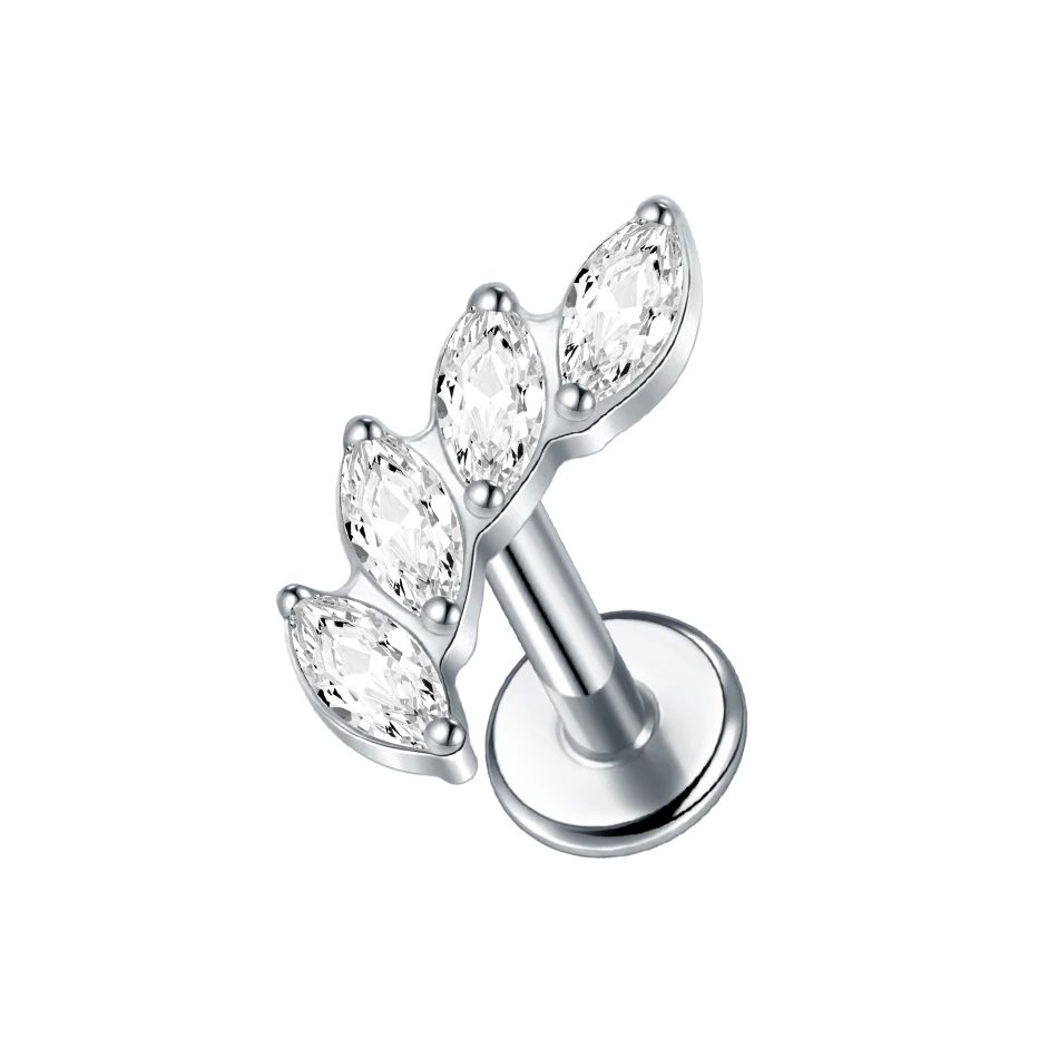 SWANJO Moon Cartilage Piercing Implant Titanium 7