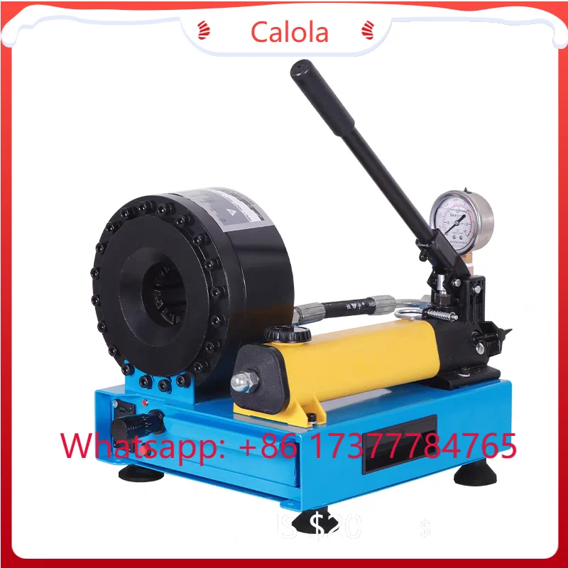 35kg Customize logo 1'' Mini Portable Manual Hand Hose Crimping Machine Pipe Pressing Machine Manufacturers