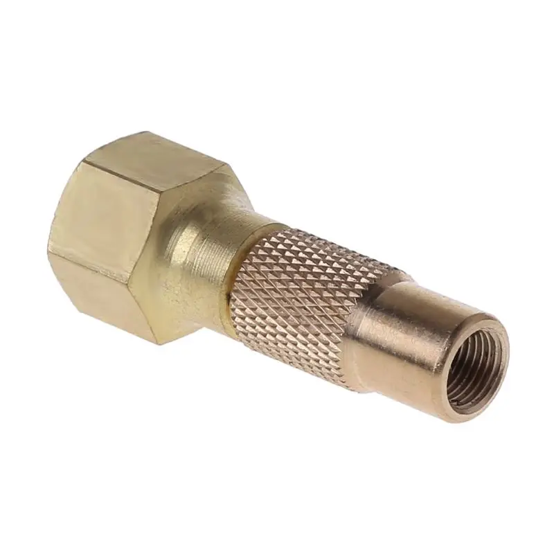 Durable Air Chuck Screw on Tire Inflator Nozzle Air Compressor Fitting Connector Pure Copper Air for Chunk