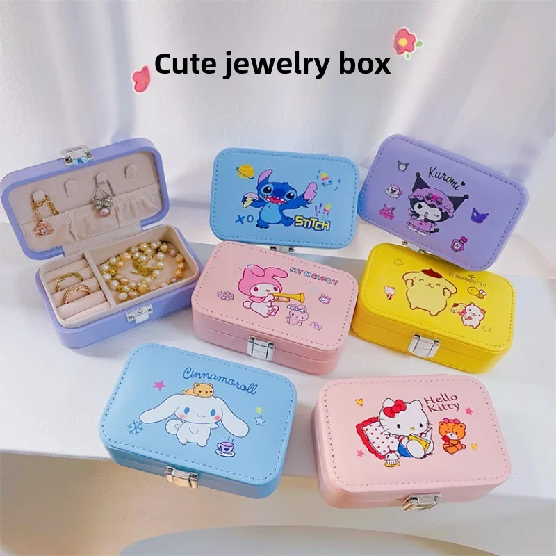 

Cute Cartoon Jewelry Box with Kuroshitsuji Theme - Gift Set for Girls with Necklaces and Rings storage
