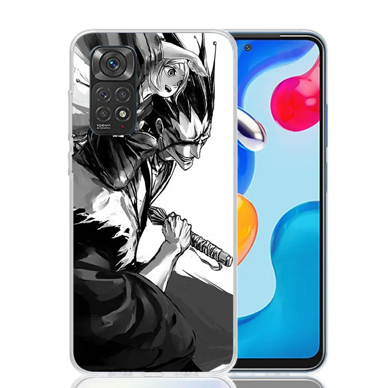 Bleach Zaraki Kenpachi Phone Case For Xiaomi Redmi Note 13 12S 12 11S 11T 11E Pro Plus 10S 10 9S 9 8T 8 7 Art Customized Coque C