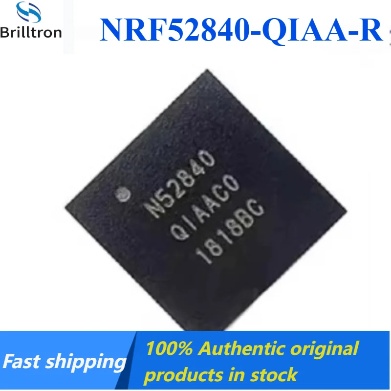 10-30PCS NRF52840-QIAA-R QFN-73 Wireless Transceiver Chip Bluetooth SOC Brand New Original in Stock , Fast Shipping.