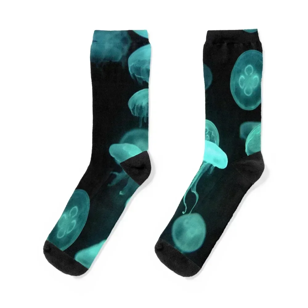Jellyfish 2.0 Socks snow funny sock cotton halloween Ladies Socks Men's