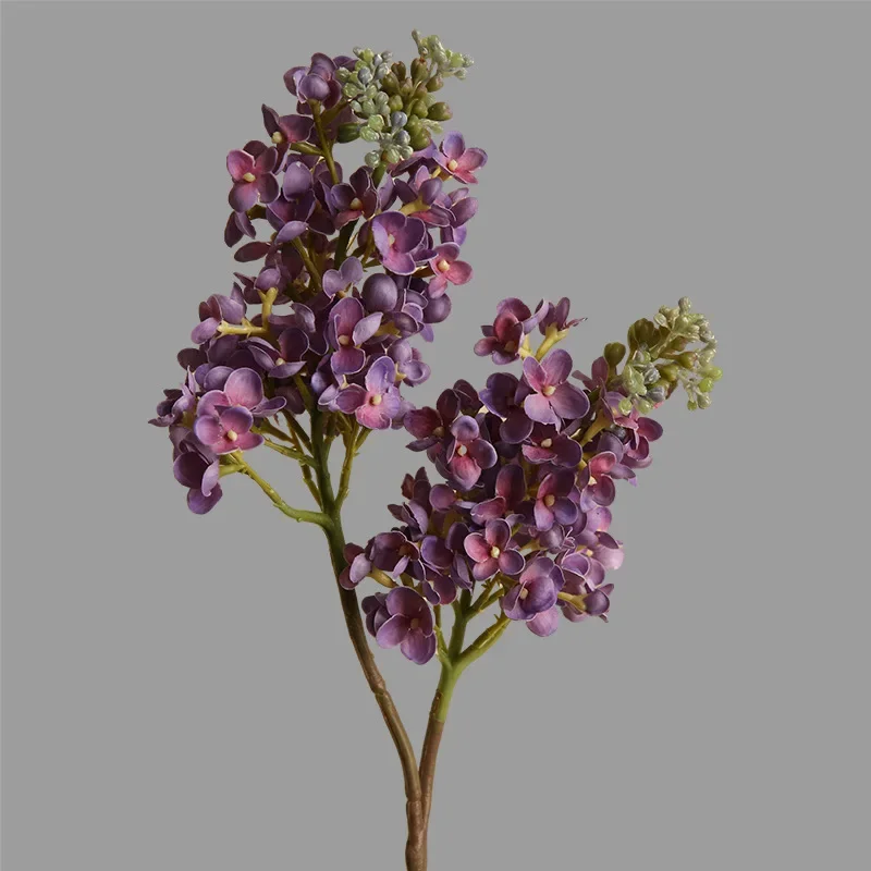 4Pcs/lot Moisturizing Lilac Artificial Flowers Indoor Home Decoration Party Table Flower Arrangement Wedding Floral Hydrangea