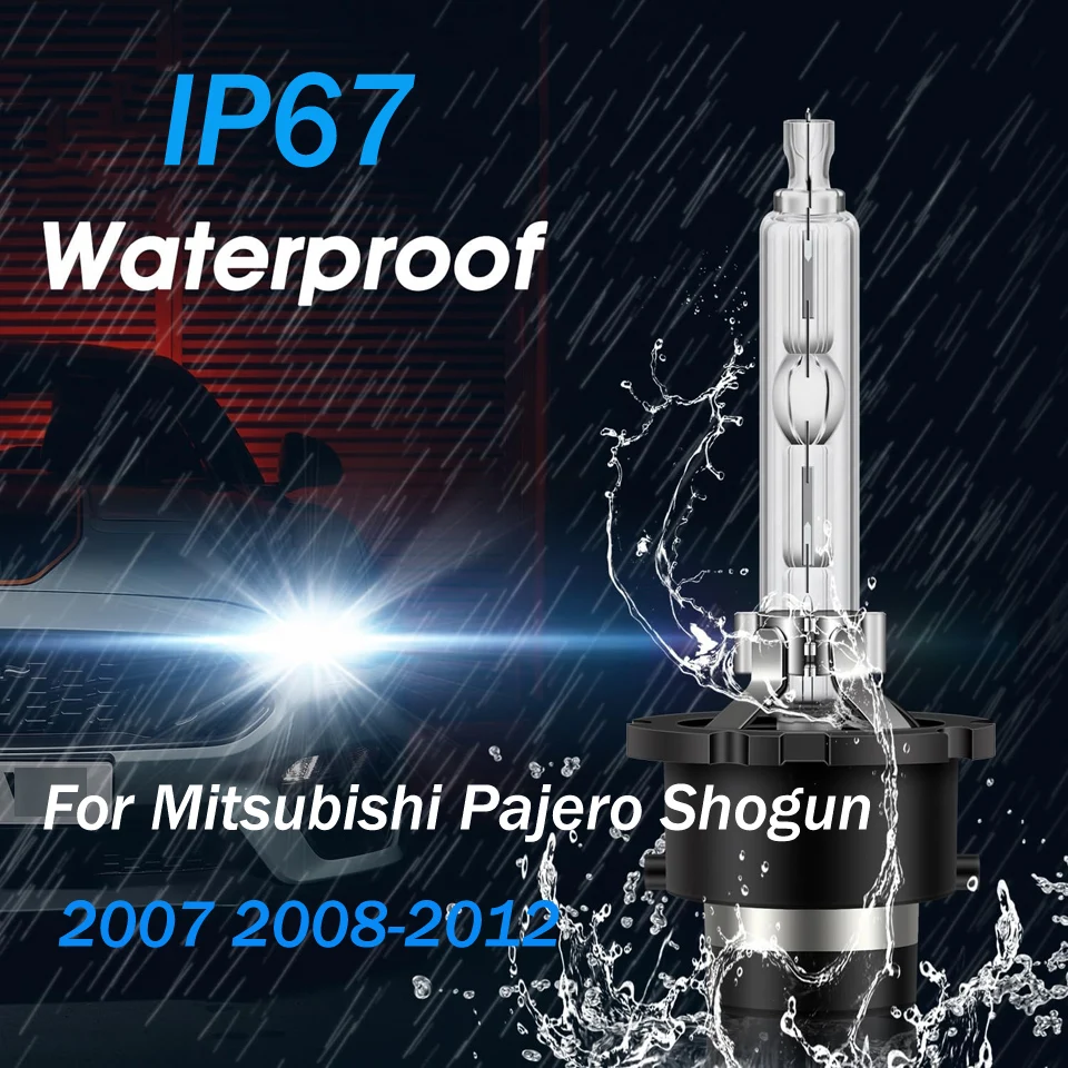 

D2S Xenon Headlight Super Bright Illumination brilliant 6000K Ugraded For Mitsubishi Pajero Shogun 2007 2008 2009 2010 2011 2012