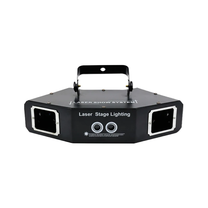 Four Eyes DJ Laser Light RB Line Scanning with RG Patterns Effects Stage Lighting Projector Sound Actived Disco Party Lights