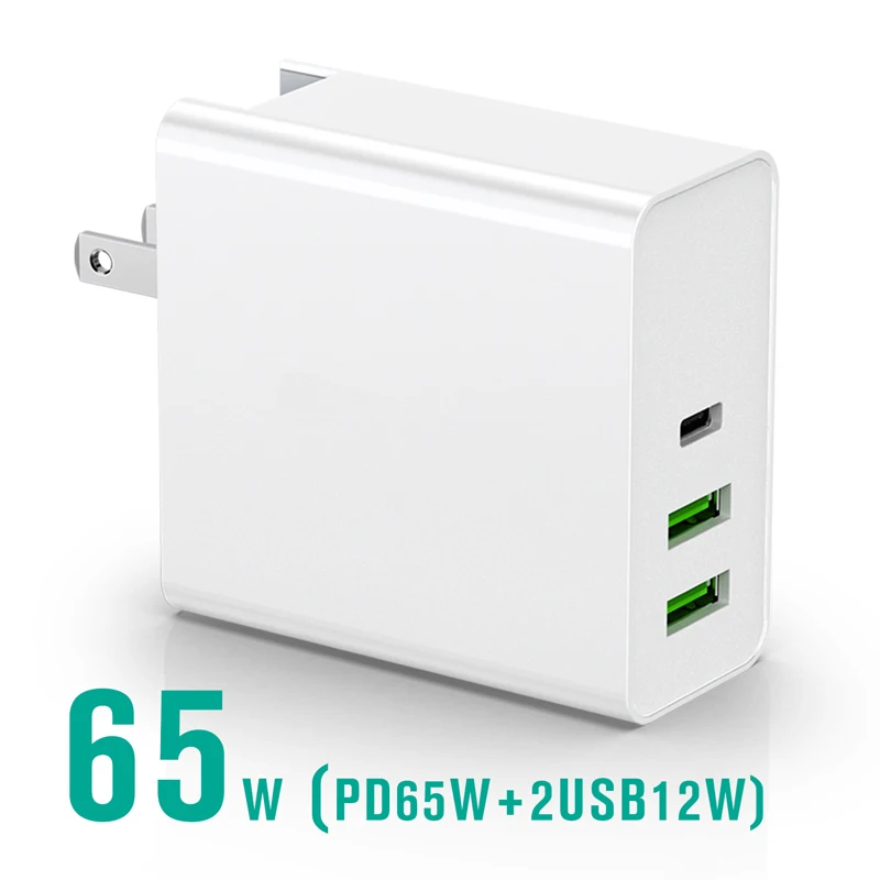 65W TYPE-C USB-C Power Adapter PD60W 45W QC3.0 Charger For Laptop MacBook Pro/Air iPad Pro for Samsung iPhone XIAOMI Huawei