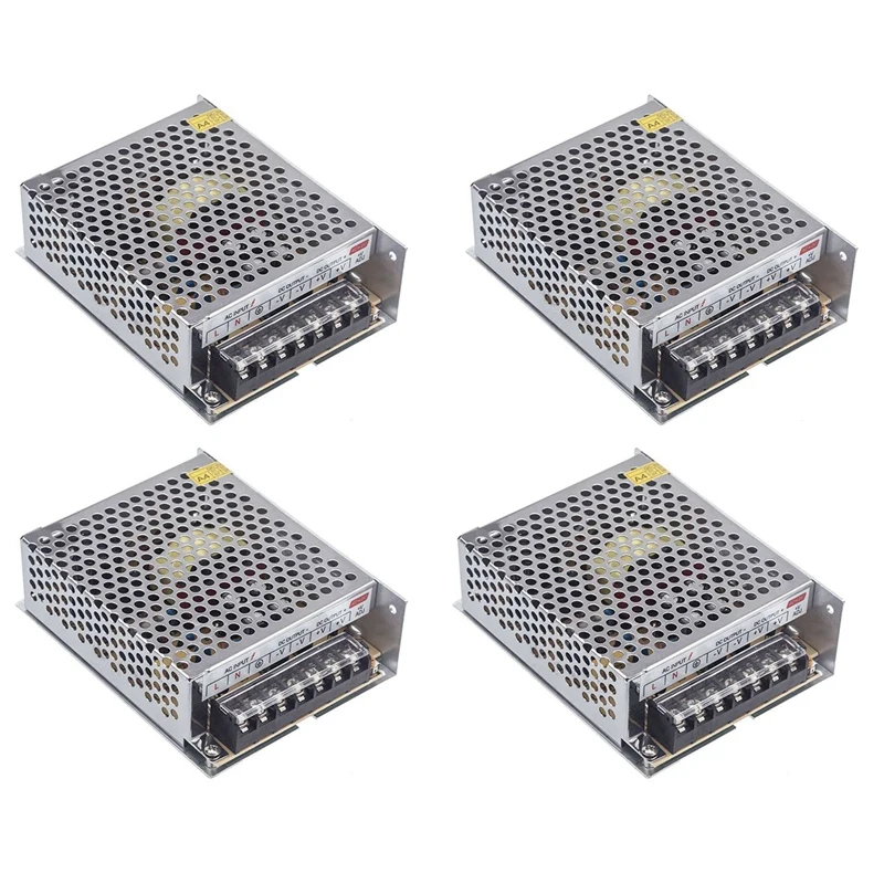 

4X AC 100V - 220V To DC 24V 5A 120W Voltage Converter Switch Power Supply For LED Strip