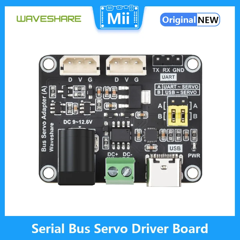 Serial Bus Servo Adapter Driver Board Integrates Power Supply Control Circuit, Applicable For ST/SC Series Serial Bus Servos