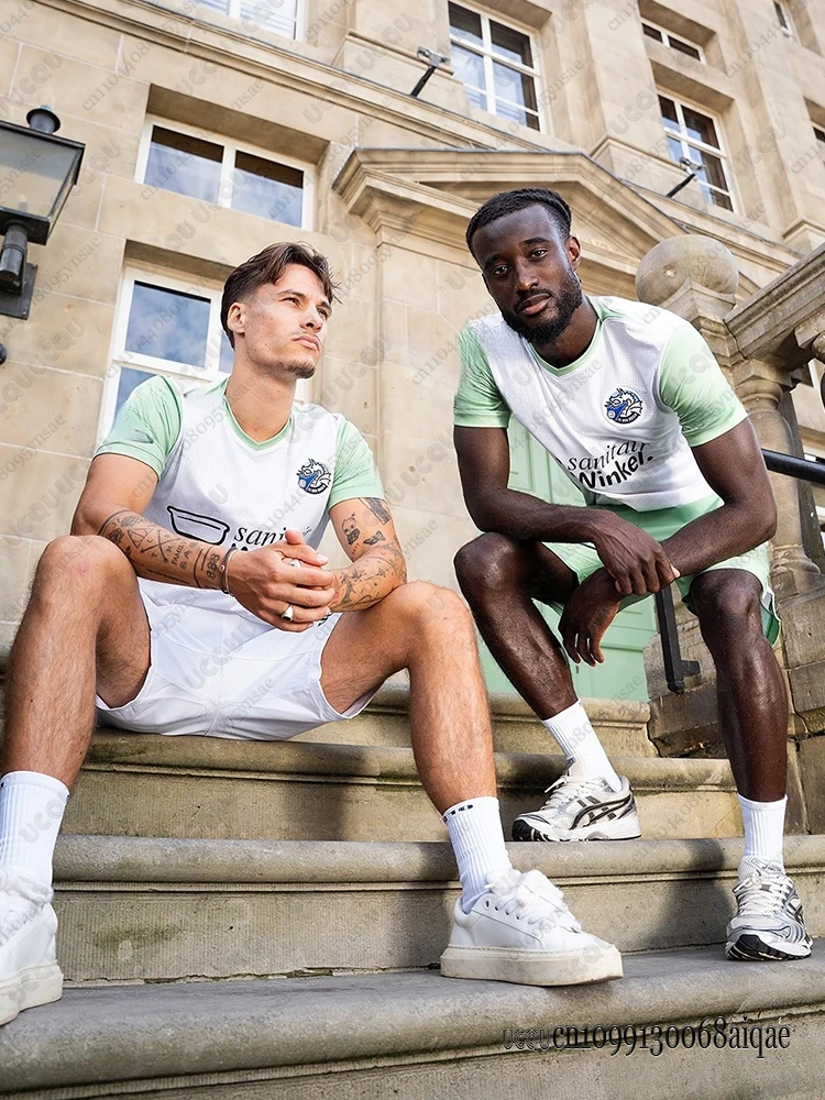 

Summer New Men Football Jerseys Quick Drying Cycling Shirts Netherlands FC Den Bosch 25-26 Home Kit Adult/Kids Team Uniform