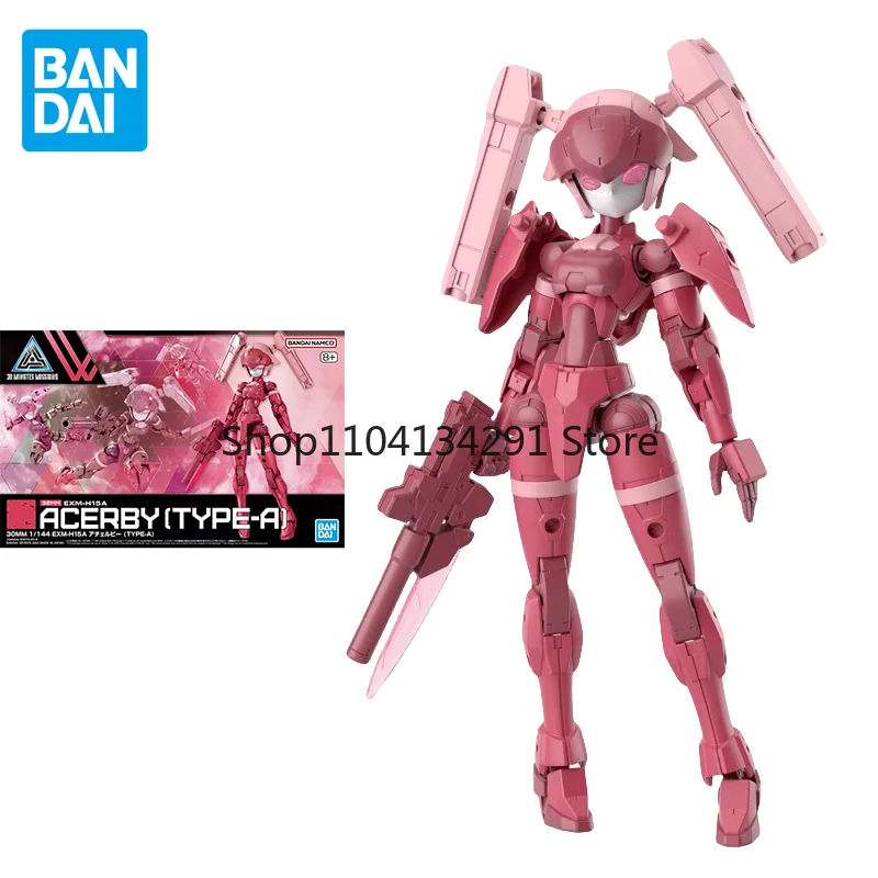 

Bandai оригинальная 30 мм аниме EXM-H15A ACERBY (TYPE-A) фигурка в сборе, модель игрушки, Коллекционная модель, подарки для детей