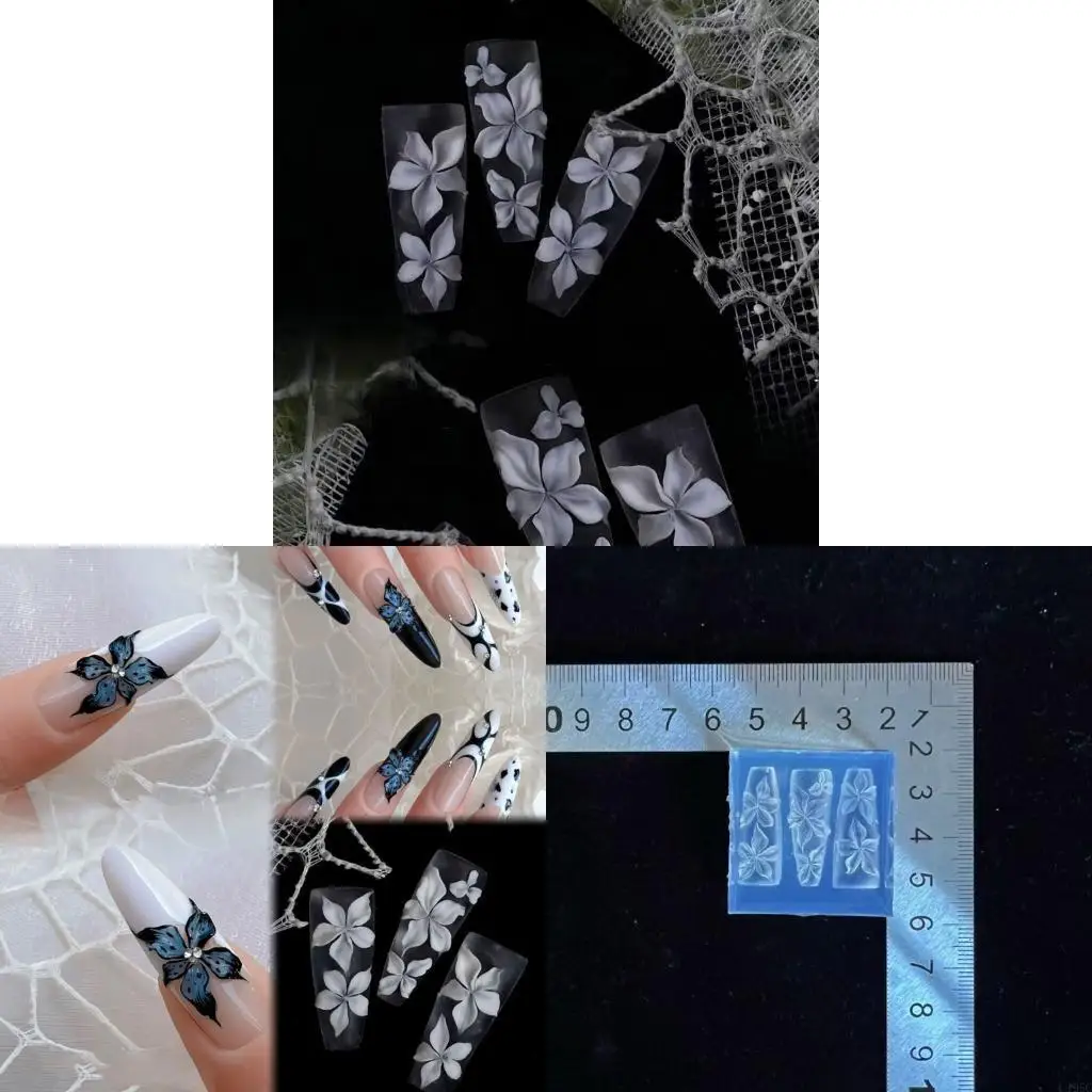 195C Silicone Art Molds Unique Embossed Accessories Molds Jewelry Supplies Embossing Tool for Women Girls