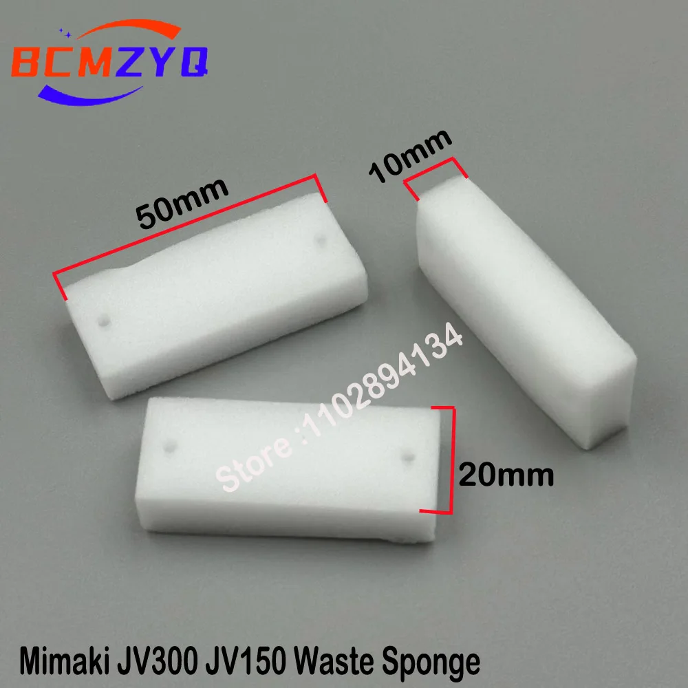 3PCS Mimaki JV150 JV300 Waste Sponge for DX7 Printhead Cap Head Assembly Mimaki CJV150 CJV300 Printer Capping Pad Wiper Filter