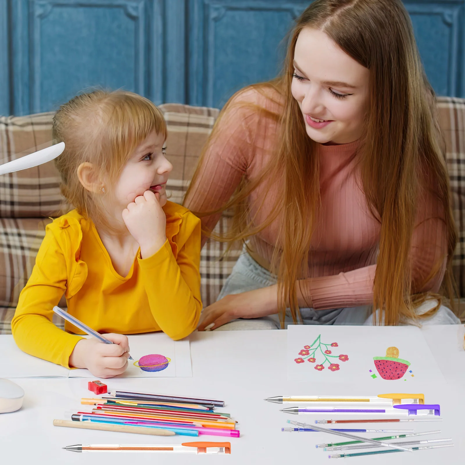 Le Pen Glitter Refill Bolígrafos negros Resaltadores Recambios para piezas de repuesto de tinta simple Plástico colorido Niño