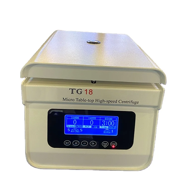 

TG-18 Bench LCD Display Micro High Speed 18500 Rpm Laboratory Centrifuge