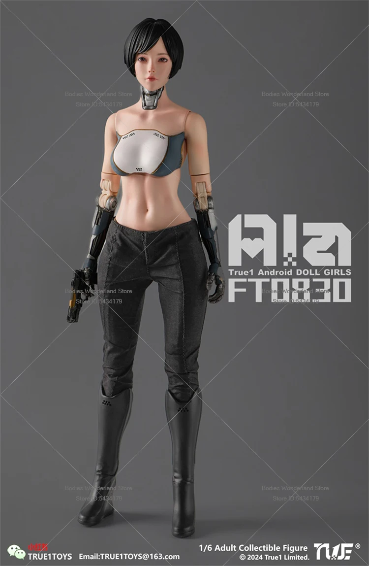 In Voorraad True1Toys FT0830 1/6 Schaal Vrouwelijke Soldaat Semi Mechanische Android Ala 12Inch Volledige Set Action Figure Pop Collectie