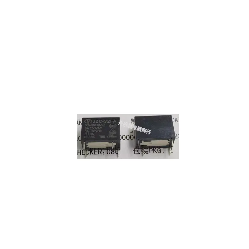 HOT NEW JZC-32FA-005-HSL2 JZC 32FA 005 HSL2 5A 5VDC 4foot relay