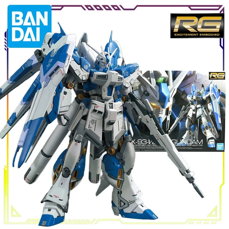 

BANDAI Original Real Grade Series 1\144 Rx-93- Ν 2 Hi- Ν Gunda (manatee Gunda) Action Figure Assembly Model Toys Gifts for Boys
