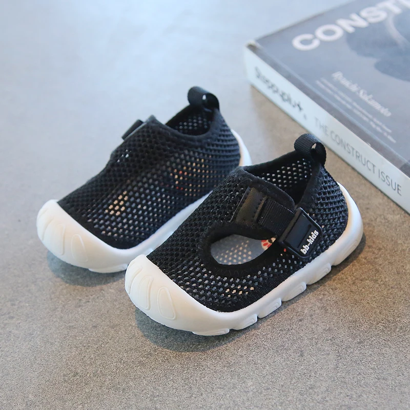 Toddler Girls Mesh Breathable Summer Sandals Non-Skid Baby Shoes 0-3Y Unisex Kids lightweight First Shoes-Suit for Fat feet