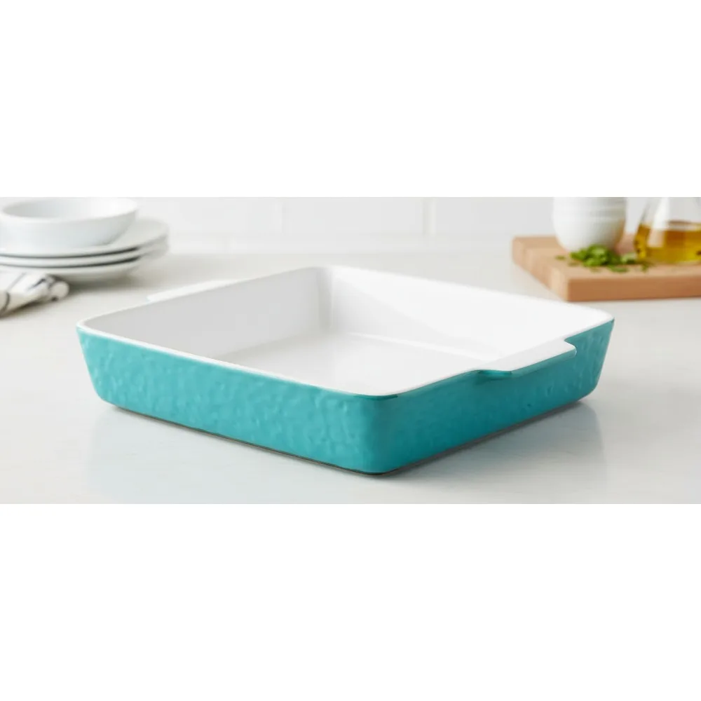 

Керамическая форма для выпечки 4QT, сейф для духовки с глубокой лазаньей сковородой 9x13, кастрюля с антипригарным покрытием для семейной приготовления пищи и свадебных подарков