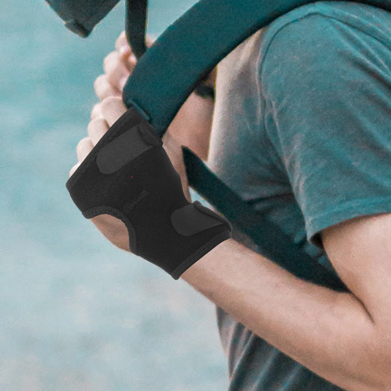 

1pcs Durable Wrist Guard Sports Fitness Adjustable Support Brace Basketball Gym Left Hand Breathable Multi-Function for Men