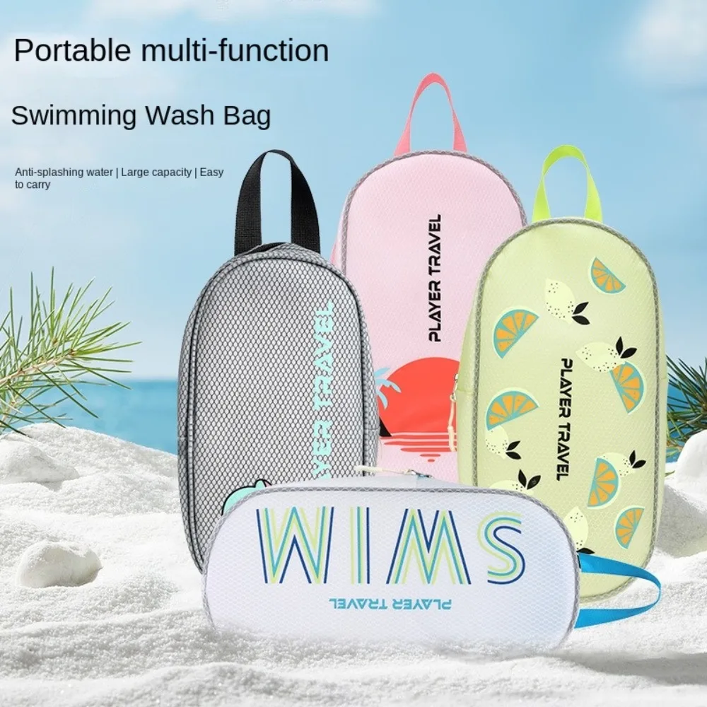

Waterproof Swimming Handbag Large Capacity Dry Wet Separation Toiletries Bag Breathable Cute Pool Waterproof Storage Bag