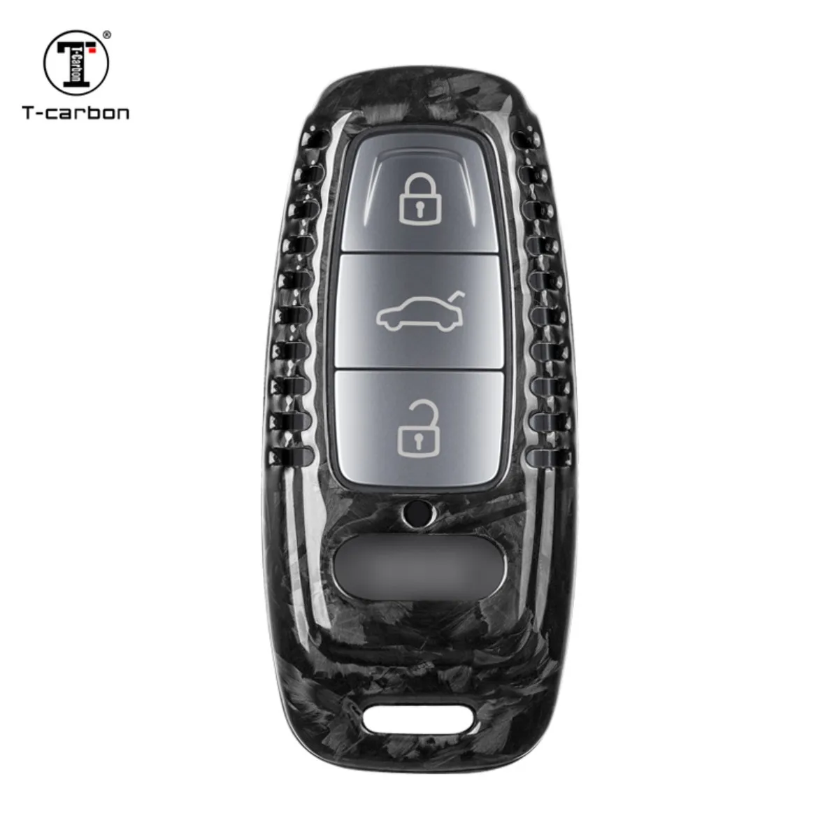 

Forged Fiber Car Key Covers Fit For Audi New A6 A7 A8 T-carbon Car Key Case Accessories Key Case Cover