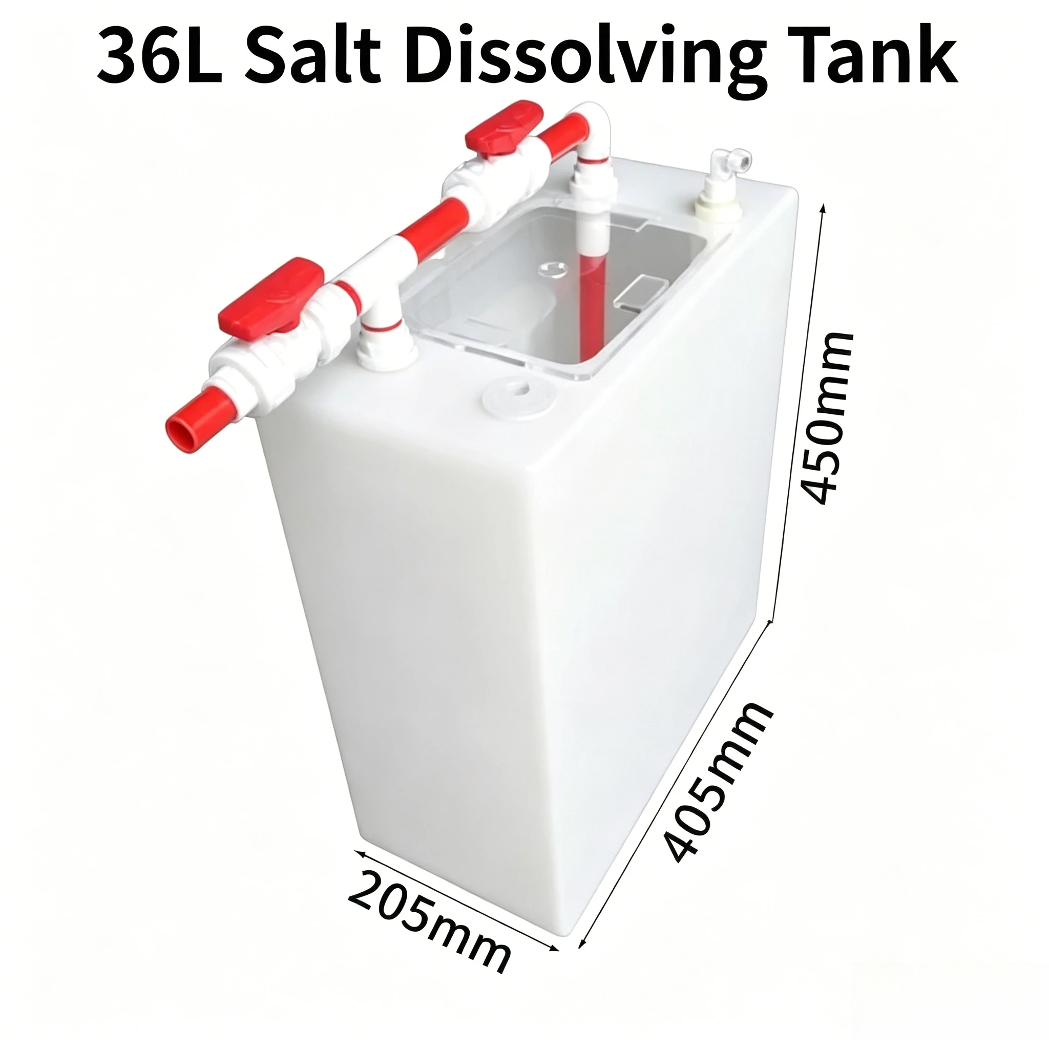 

Auto Circulation Saltwater Aquarium, Thick Anti-Corrosion Tank with Acrylic Lid