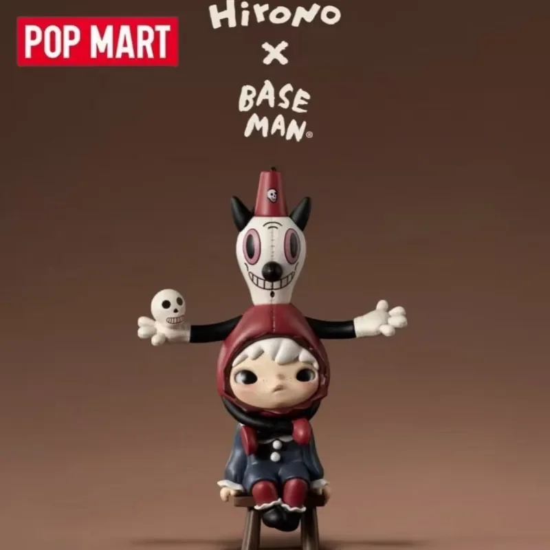 

POP MART Серия Hirono BASEMAN: Загадочная коробка-сюрприз (Blind Box), коллекционная фигурка, милая аниме-фигурка, украшение для рабочего стола