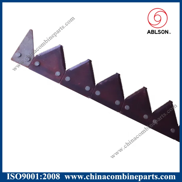 2025Cuchillo para cortacésped de barra de hoja agrícola de alta calidad para cosechadora combinada, repuestos y piezas de máquina cosechadora con barra cortadora