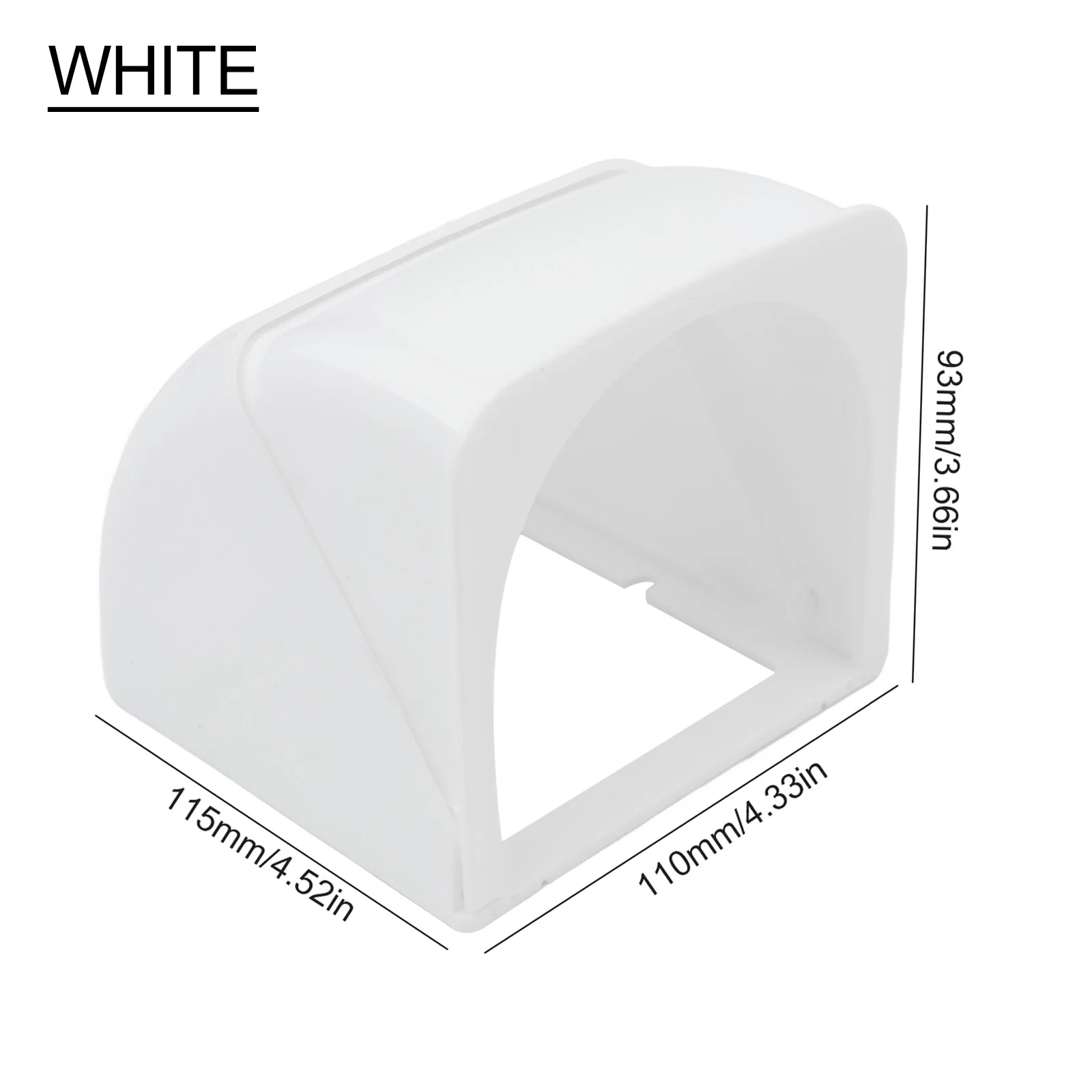 86 Type Outdoor Socket Box Rain Shield Cover for Secure Weatherproof Protection of Exterior Electrical Outlets