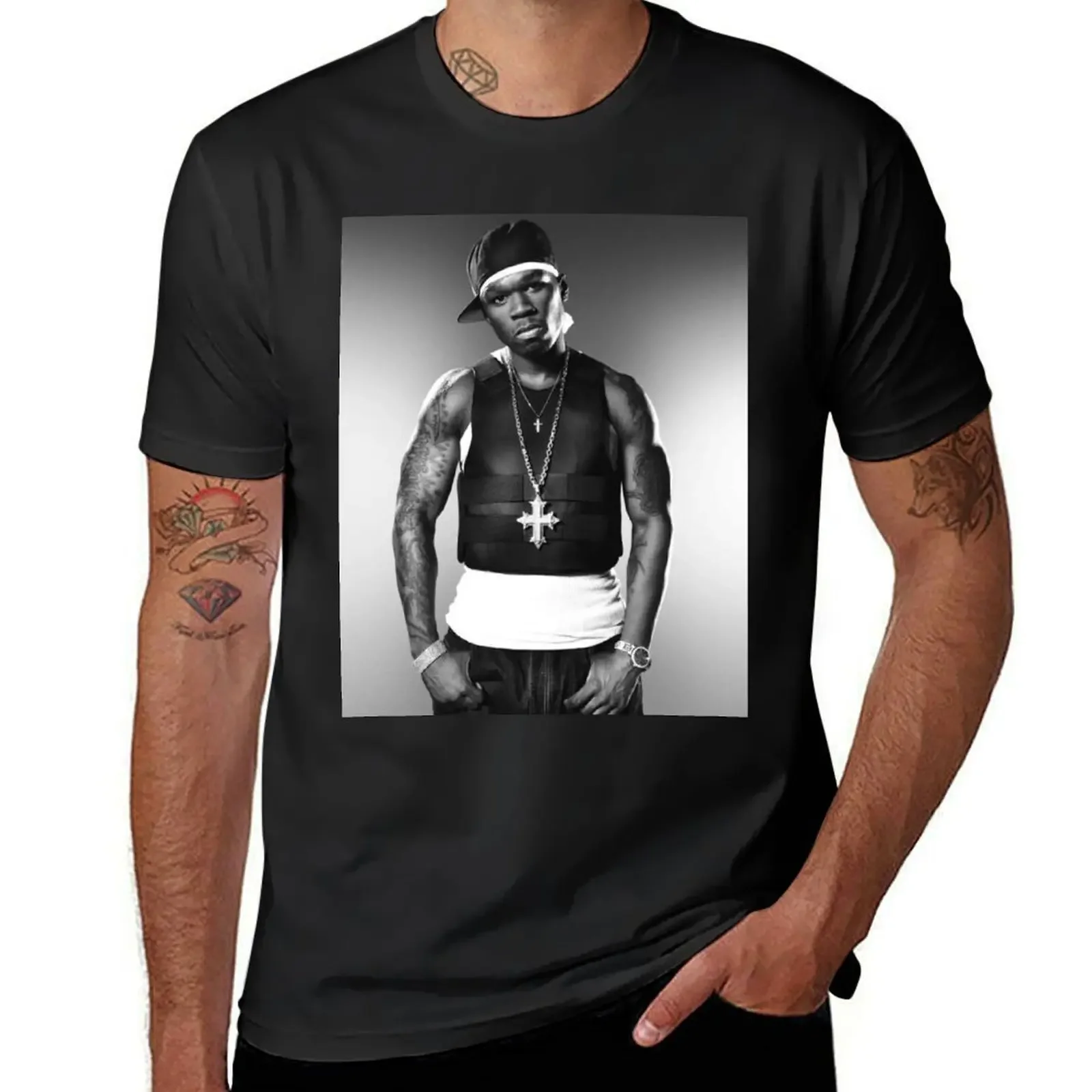 50 Cent Tee T-Shirt anime tshirt baggy shirts cute tops men t shirt