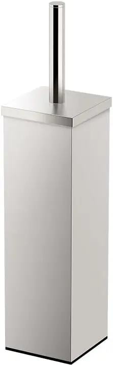 

1489 Elegant Square Toilet Brush Holder, Satin Nickel