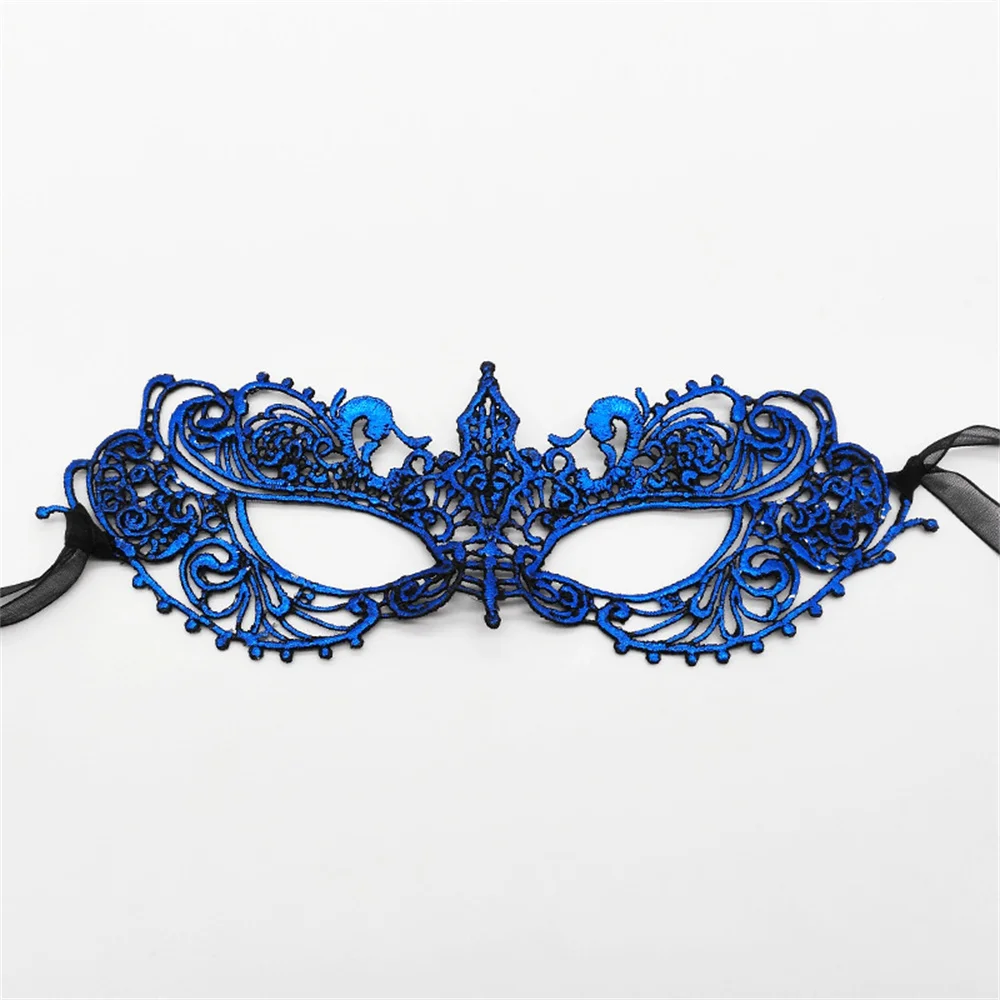 Masque en dentelle Sexy pour femmes, masques pour les yeux noirs amusants, pour boîte de nuit, princesse Mardi Gras, accessoires de Costume de fête de Cosplay