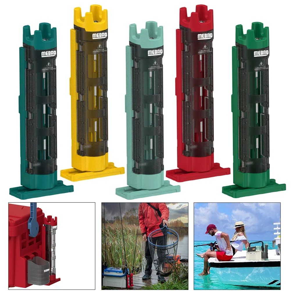 

Fishing Rod Barrel Holder Adjustable Fishing Rod Holder Portable Fishing Rod Display Bracket Movable Base Fishing Gear