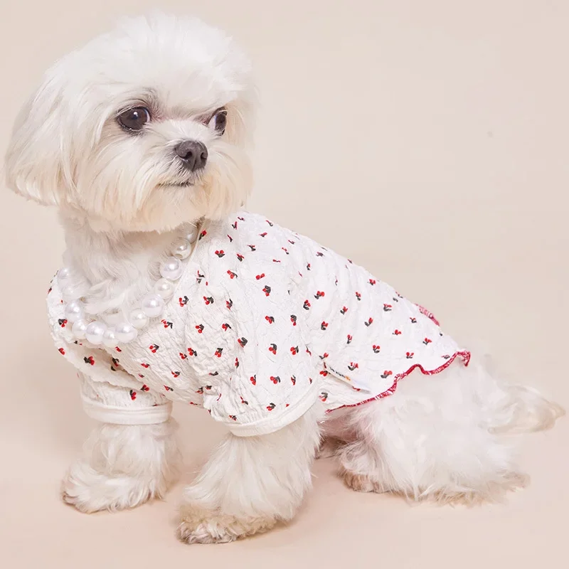

Dog T-shirt Spring Summer Dog Clothes Puppy Pajamas Cat Poodle Schnauzer Chihuahua Bichon Yorkshire Shih Tzu Pomeranian Clothing