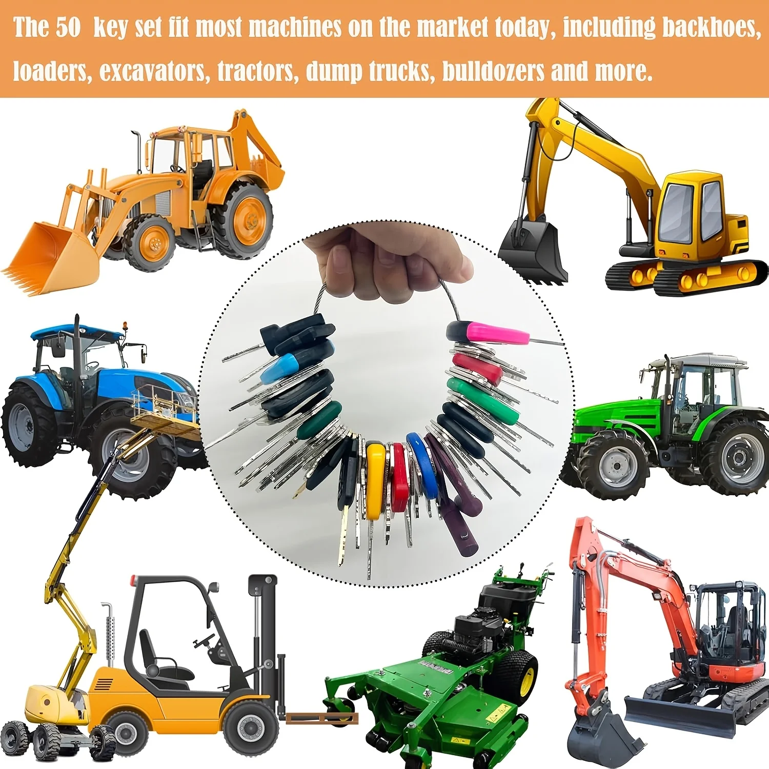 Equipment Key Set Main Kit, Ig - Heavy Equipment Keys Master Set ulasan dan harga