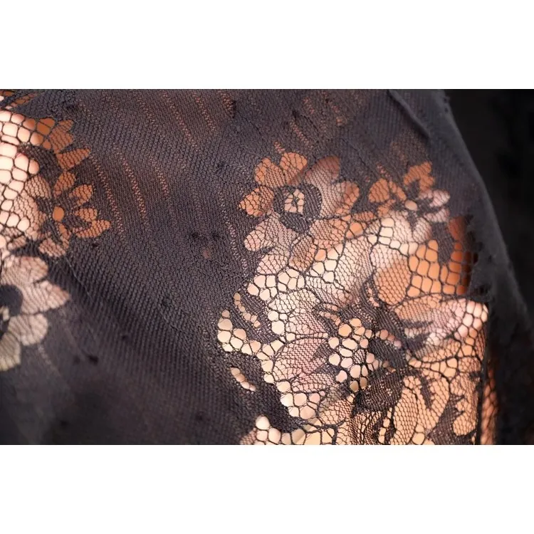 High-quality export thin eyelash lace fabric for dresses, shirts, clothing accessories, DIY wedding dress material