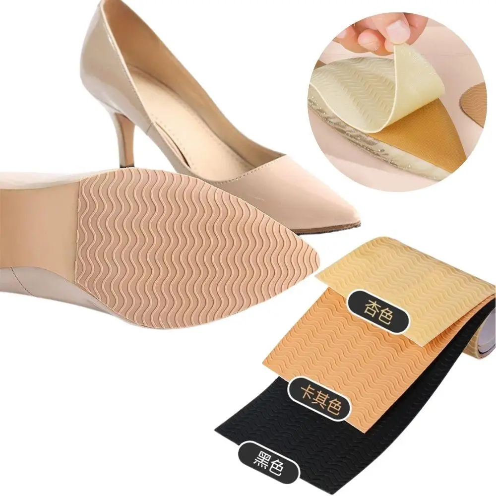 

Shoe Soles Anti-slip Stickers Self-Adhesive Forefoot High Heels Sticker Wear-Resistant Rubber Soles Stickers DIY Repair Patches