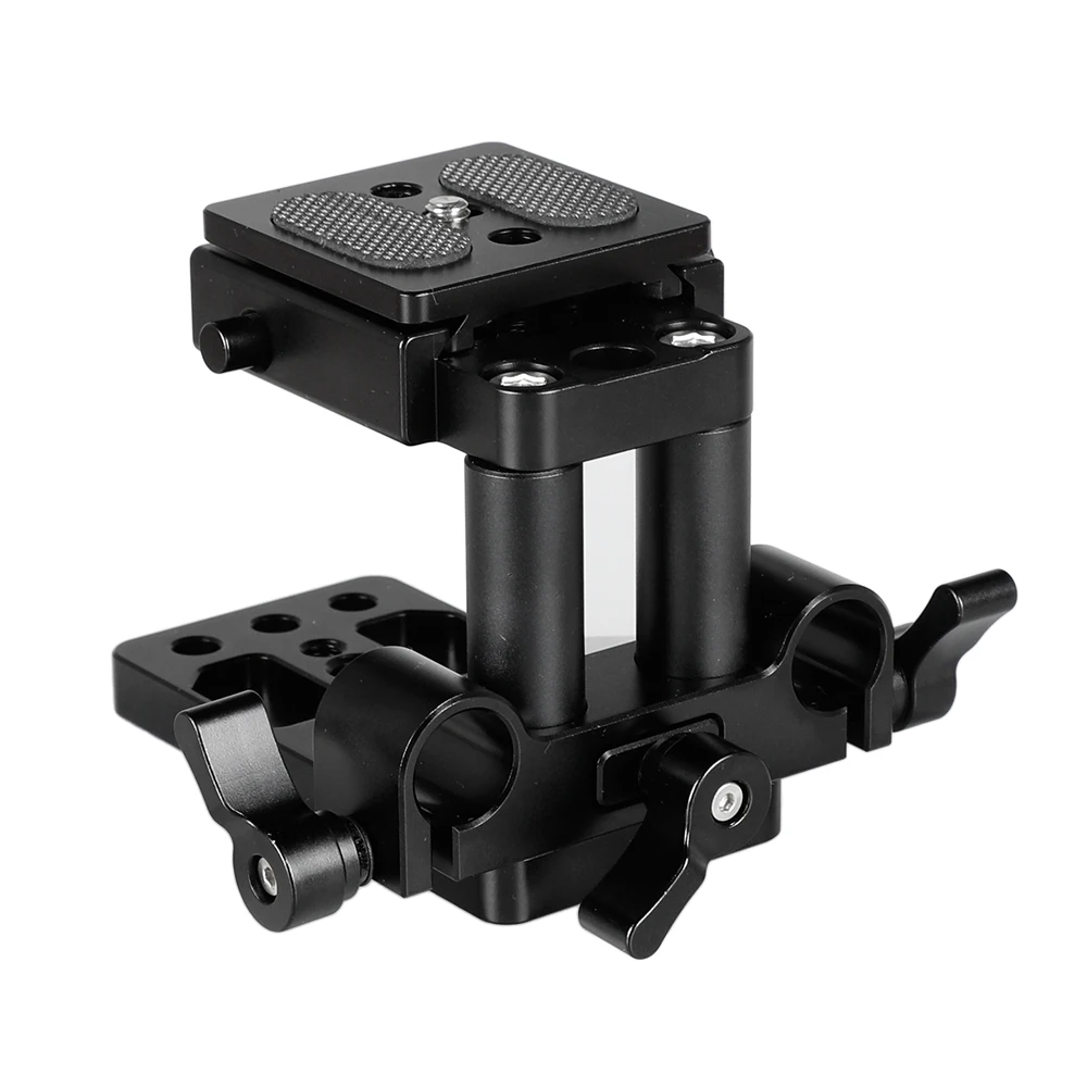 CAMVATE AARCA Thụy Sĩ Phong Cách QR Adapter Với Tấm Trượt & Chân Máy Lắp & Đĩa 15Mm LWS Dual Cần kẹp & Dọc Cổng